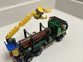 LEGO CITY: Logging Truck (60059) With Minifigures & Chainsaw | Almost Complete