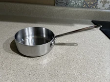 All Clad Stainless Steel 1/2 Quart 6 Inch Saucepan Pot No Lid