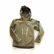 Arc'teryx Alpha SV Herrenjacke mit Kapuze GORE-TEX Pro Grau Gr. S