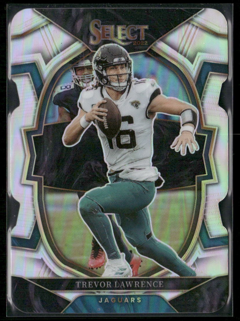 2022 Panini Select #41 Trevor Lawrence Silver Prizm Die Cut