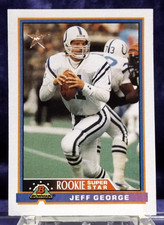 1991 Bowman #1 - Jeff George Rookie Super Star - Near Mint