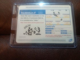Nintendo e-Reader - Game and Watch Card Only - Manhole 2002 - Expo Promotional 