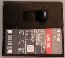 Eaton 25k Meter Box with 4 breaker slots