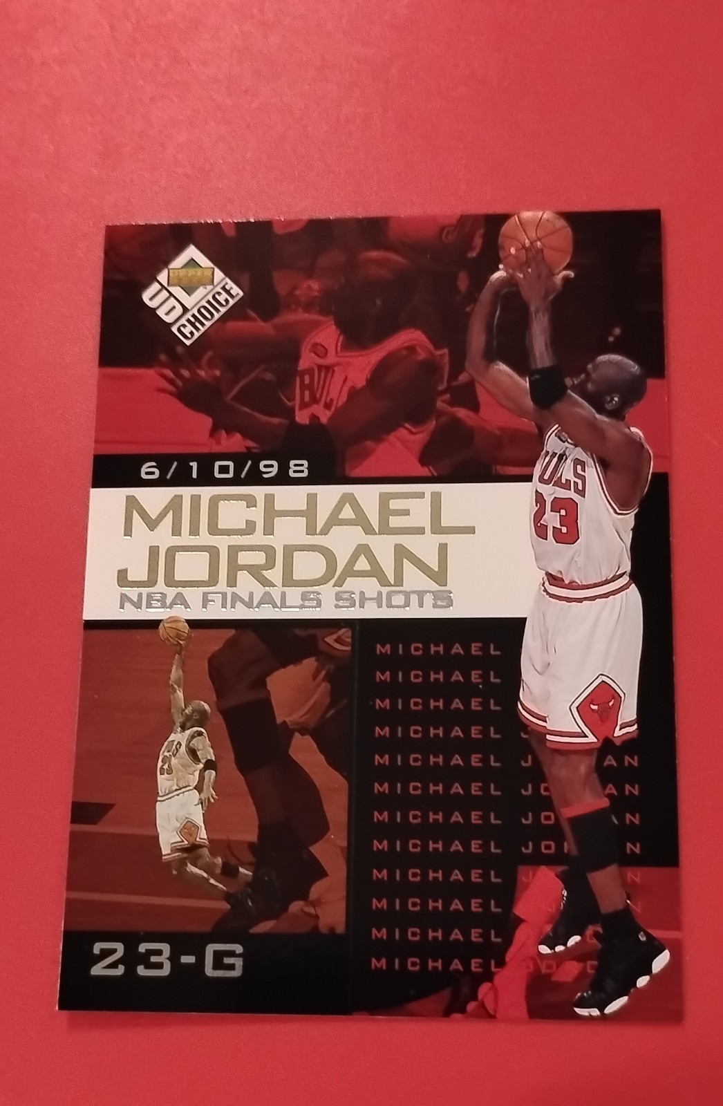 1998-99 Upper Deck UD Choice Preview - Michael Jordan Nba Finals Shots...
