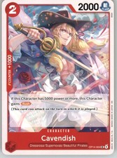 Cavendish OP14-004 Uncommon The Azure Sea's Seven One Piece