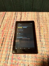 Amazon Fire 7 9th Generation  |  Model M8S26G  | Black | TESTED | 64gb sd card