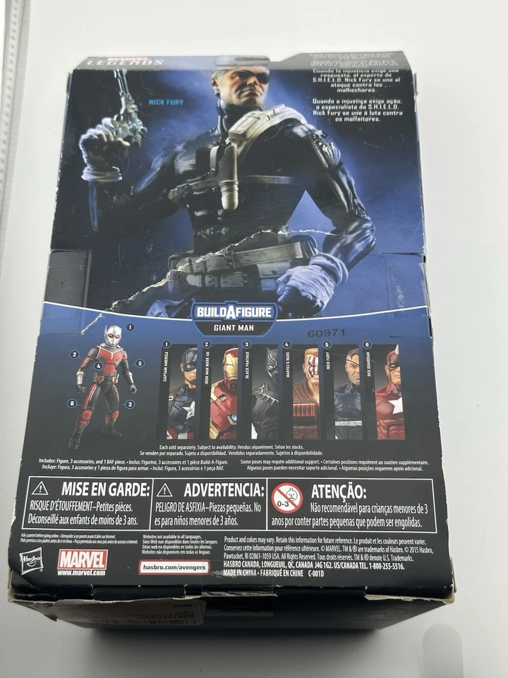 Hasbro Marvel Legends 2015 6" S.H.I.E.L.D Nick Fury Giant Man BAF nuevo en paquete Foto 3 de 3