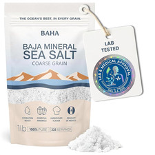 BAHA - Baja Mineral Sea Salt | Original Natural Grain Baha Mineral Salt from Sea