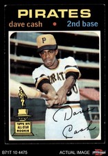 1971 Topps #582 Dave Cash Pirates ASR 5 - EX