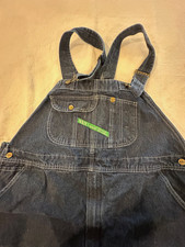 Key Imperial Overalls Men  s 46 x 30 Blue Denim Carpenter Workwear