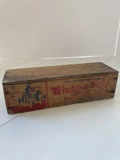 Vintage WINDSOR CLUB wood Processed Cheese Box  Pauly Cheese Co. Rustic Wooden