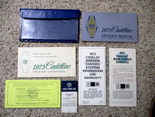 1973 Cadillac Eldorado Conv. Factory Gm Original Owners Manual Set Complete