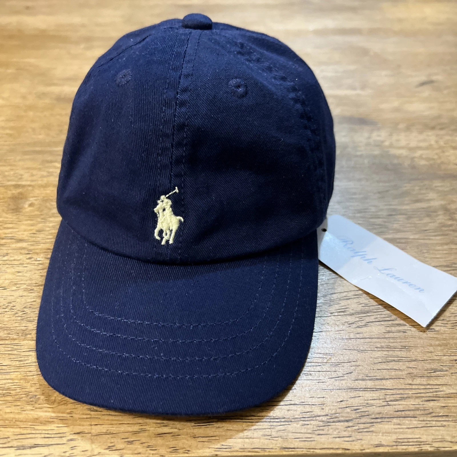Polo Ralph Lauren Hat Cap Infant 12 -24Months Navy Blue 100% Cotton Elastic Band
