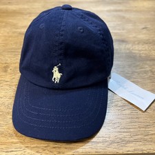Polo Ralph Lauren Hat Cap Infant 12 -24Months Navy Blue 100 Cotton Elastic Band