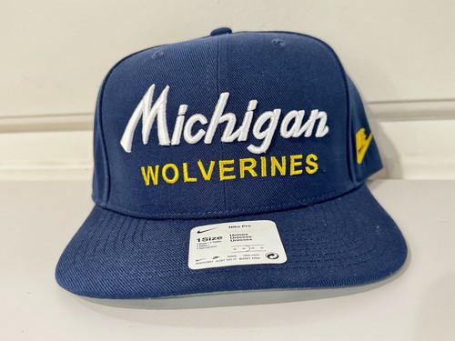 Michigan Wolverines - NIKE - Adjustable Baseball Cap - Navy Blue - New with Tags