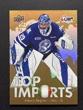 2022-23 Upper Deck CHL Top Imports #TI-15 Alessio Beglieri ITALY