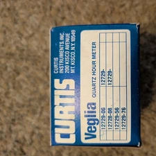 Curtis Instruments Model 12729-06 Forklift Hour Meter Gauge Veglia 12-24VDC New