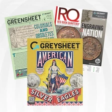 Sample Pack of Greysheet  Current Coin and Currency Pricing Guides