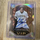 Bowman VIP Konnor Griffin In Person Autograph Card Hot Prospect