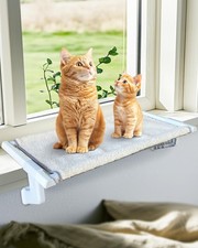 Heavy-Duty Cat Window Sill Perch All-Metal Frame Supports up to 120 lbs   Dur...