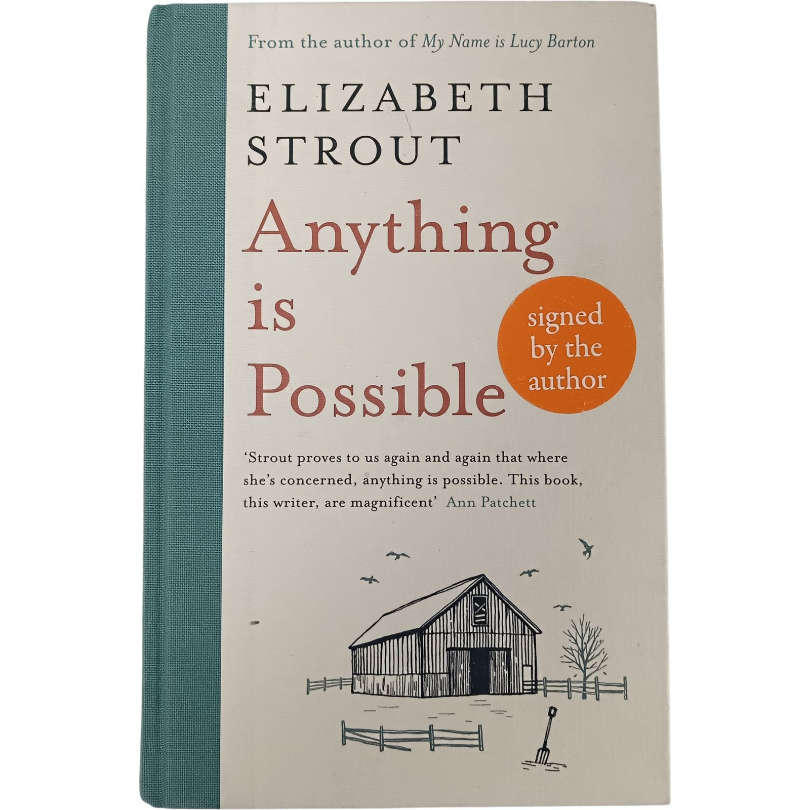 Anything Is Possible Elizabeth Strout Hardcover Book Signed Fiction 2017 Reading