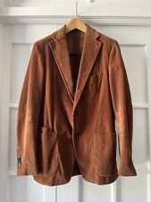 Drake's of London Easyday Brown Cotton Corduroy Suit 36/30