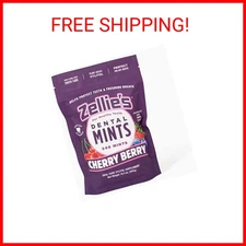 Zellie's |100% Xylitol Sugar Free Cherry Berry Breath Mints (540ct) Non-GMO, Low