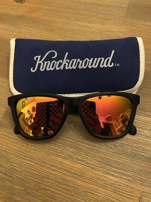 Knockaround Classics Black / Sunset Polarized, Sonnenbrille Gelb Orange