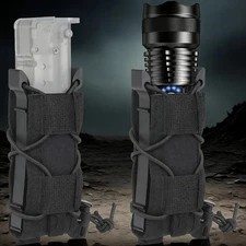 Concealed Carry Magazine Holster for 9mm 40 Calibers 45 ACP Open-Top Mag Pouch