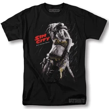 Sin City Shirt Classic Movie Jessica Alba Bruce Willis Vintage Graphic T-Shirt