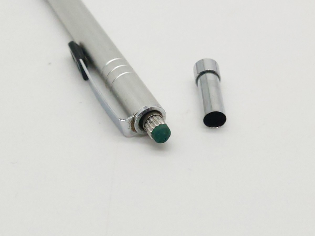 Pentel Technomatic 0.5 Mechanical Pencil PN3015 Silver Japan