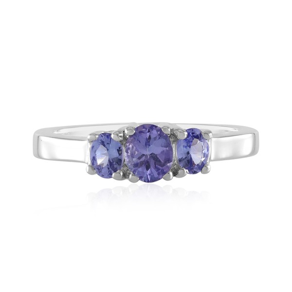 Cavill Tansanit Ring 0,57Ct Ovalschnitt 925 Silber Damen Schmuck- Echtschmuck-image