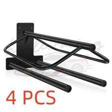 4 Pack Horse Saddle Rack Wall Mounted Black with Pad Bar Saddle Stand Sale