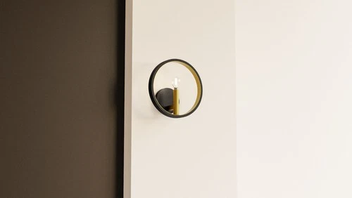 Quoizel WID8810 Winsland 10" Tall Wall Sconce - Black - Picture 2 of 7