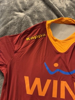 AS Roma 2011/12 Totti #10 Jersey Kappa Kombat L NWT WIND Serie A