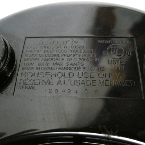 Cuisinart Prep 9 Cup Food Processor Brushed Stainless Finish DLC-2009CHB EUC - Picture 7 of 15