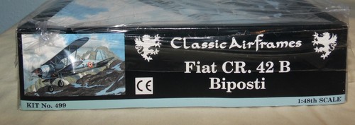 Classic Airframes Fiat CR. 42 B Biposti Biplane Model Kit # 499 Scale 1:48 - Picture 3 of 8