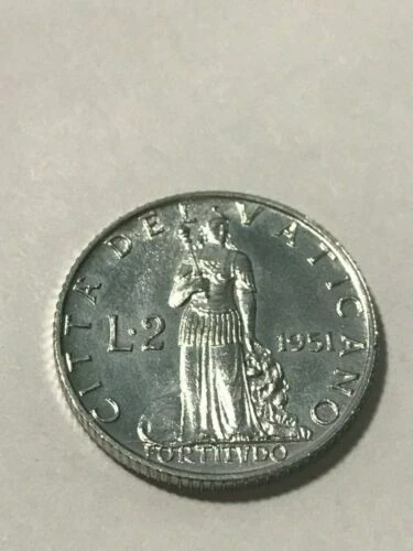 Pièces de monnaie du monde en aluminium de Vatican