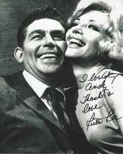 RUTA LEE SIGNED AUTHENTIC 8x10 PHOTO w/COA ACTRESS DANCER ANDY GRIFFITH SHOW