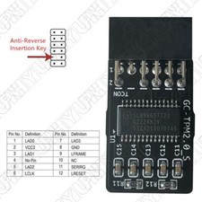1 x 2.0 TPM Module For GIGABYTE Motherboards GC-TPM2.0 S TPM Module 12 Pin 12-1