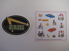 NEW In-N-Out Burger stickers 15 Stickers