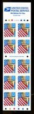 US MNH Pane #2920De 32c Flag over Porch,  Folded V23222, p29209d3