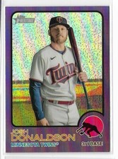 2022 Topps Heritage Chrome Purple 