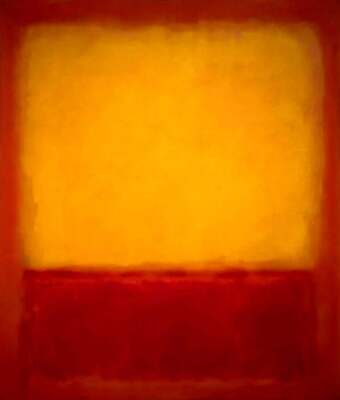 Mark Rothko, ''Yellow over Purple 1956'' Lithograph
