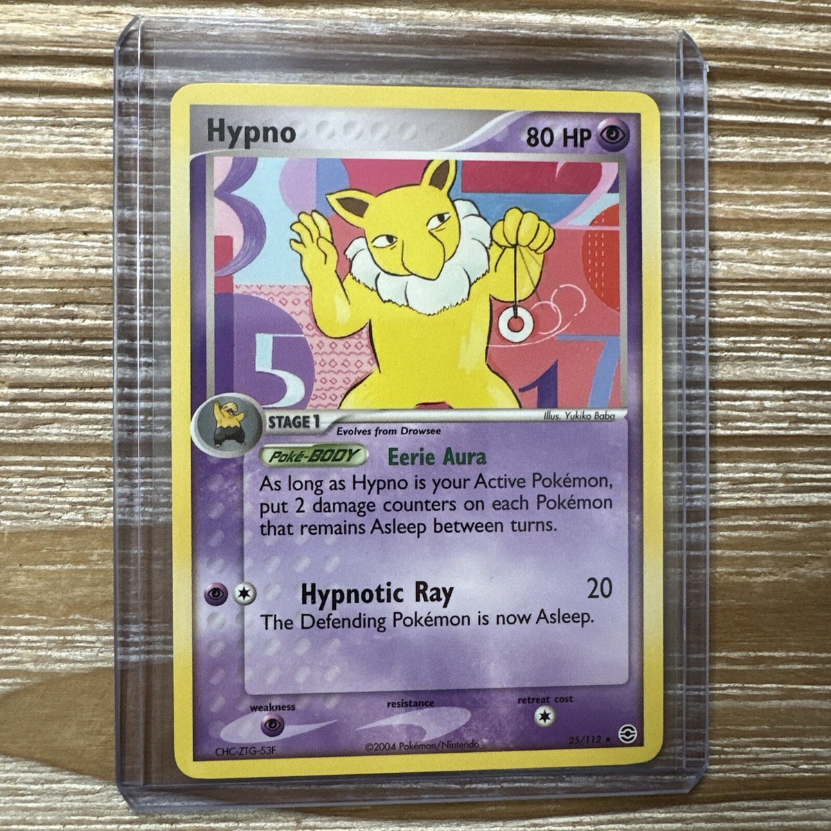 Hypno 25/112 Rare Ex Fire Red & Leaf Green 2004 Pokmon Card LP-NM | eBay