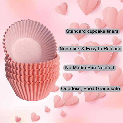 Muffinförmchen Papier, 300 Stück Mini Muffins Papierförmchen Lebensmittelqualitä - Bild 2 von 7