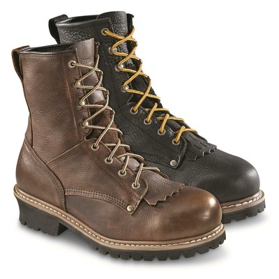 New Men's Sawtooth Steel Toe Logger 