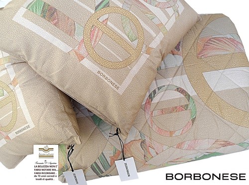 BORBONESE QUILT COPRILETTO MATRIMONIALE + 2 CUSCINI ARREDO CM. 45 X 45 - Foto 9 di 14