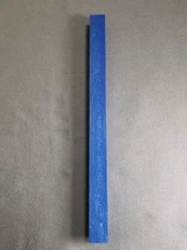 1 BLUE JUMA GEM PEN BLANK  .750" x .750" x 6" STEM TURNING SQUARE 