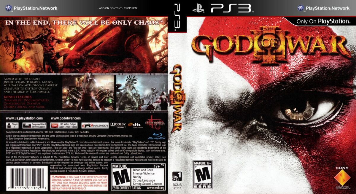 god of war 3 box art